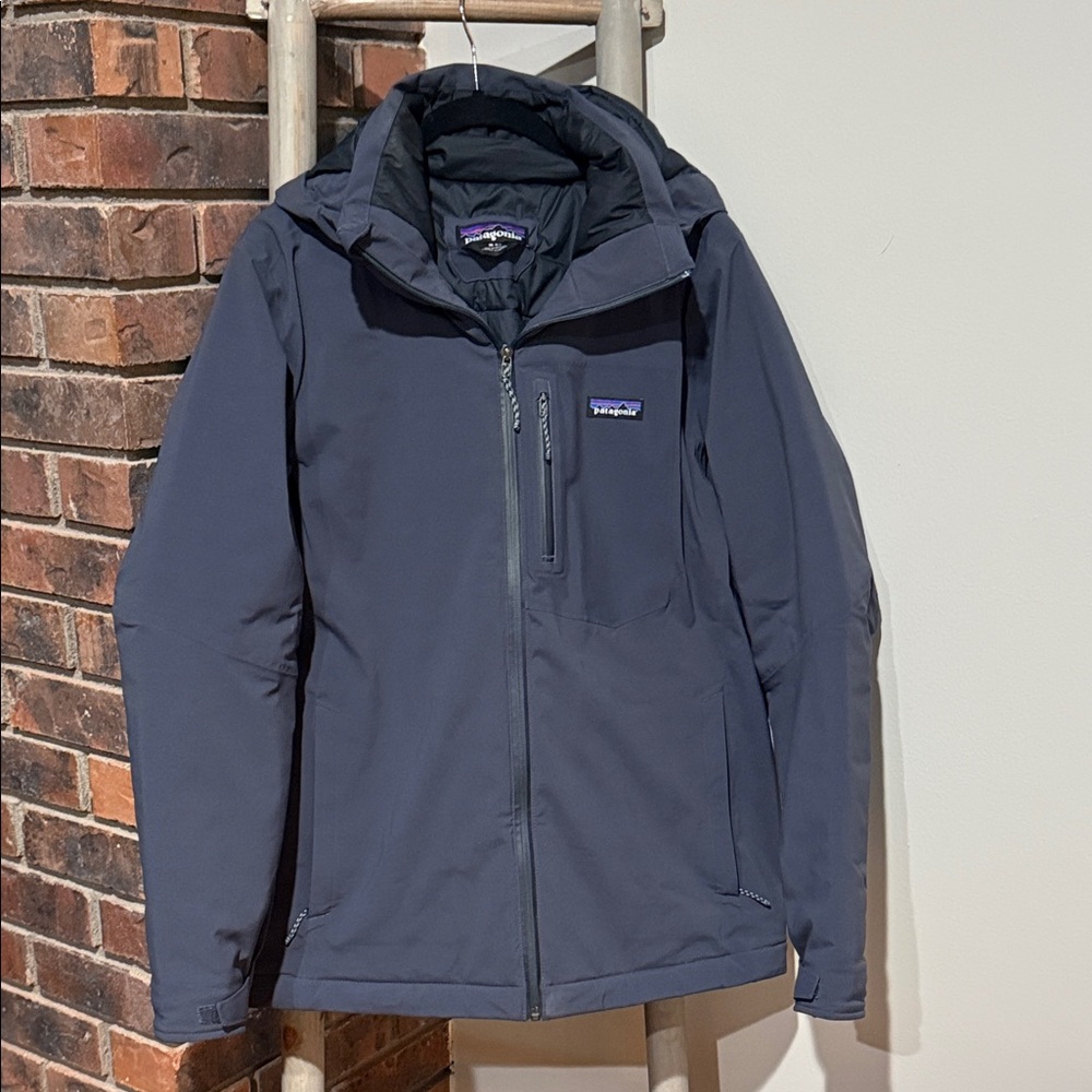 Patagonia Powder Town Insulated Ski Jacket – Men’s Medium – Smolder Blue